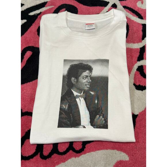 Supreme Michael Jackson Tee SS17 – White – Size Large - Picture 1 of 14